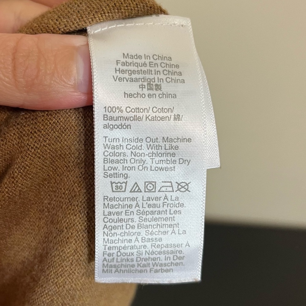 J. Crew Factory Cotton Ruffle Sweater With Buttons - Picture 6 of 11
